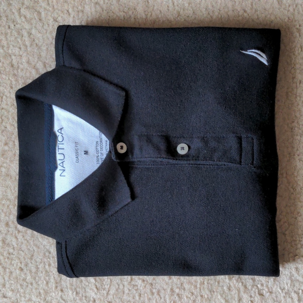 Nautica Short Sleeve Pique Polo